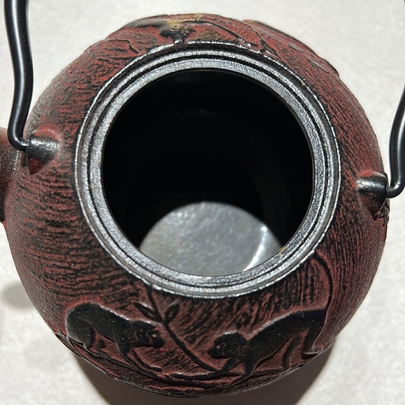 Teavana Kitchen Teavana Cast Iron Tea Pot Year Of The Monkey Poshmark